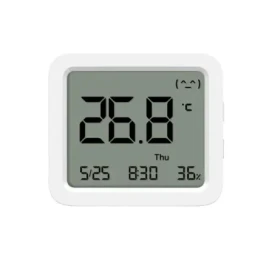 XIAOMI Mi Temperature and Humidity Monitor 3 biela / Digitálny teplomer s vlhkomerom / Bluetooth (6941812797228)