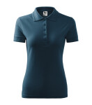 Dámska polokošeľa Pique Navy Blue L