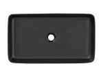 COMAD - Umývadlo na dosku SLIM 60 BLACK 5907441298667