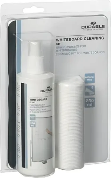 Durable Čistiaca sada na whiteboard / Čistiaca sada / sprej 250 ml / utierka 25x25 cm (583300)