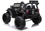 Mamido Elektrické autíčko Jeep Brothers lakované čierne 24V 2x200W