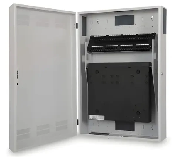 Digitus Slim šedá / Nástenný rozvádzač / 3U / 600x900x200 mm / oceľ / IP20 (DN-19 WM-3H3V-SL)