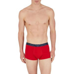 Pánske boxerky 3Pack 111357 4R726 modrá/červená/tmavá. modrá Emporio Armani