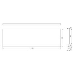 POLYSAN - COUVERT NIKA panel čelný 170x52cm 72848