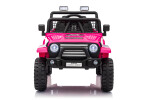Mamido Mamido Elektrické autíčko OFF ROAD EXTREME 4x4 ružové 24V | 200W | 50 kg | EVA | LED | 2,4 Ghz | ECO koža