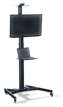 Digitus Podlahový stojan na TV / Stojan na TV / VESA 600x400 mm / 37-70" / nosnosť 50 kg / výškovo nastaviteľný (DA-90370)