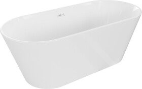 MEXEN/S - Flavia vaňa voľne stojaca 170 x 75, biela, sifón a prepad biela 54031708000-20