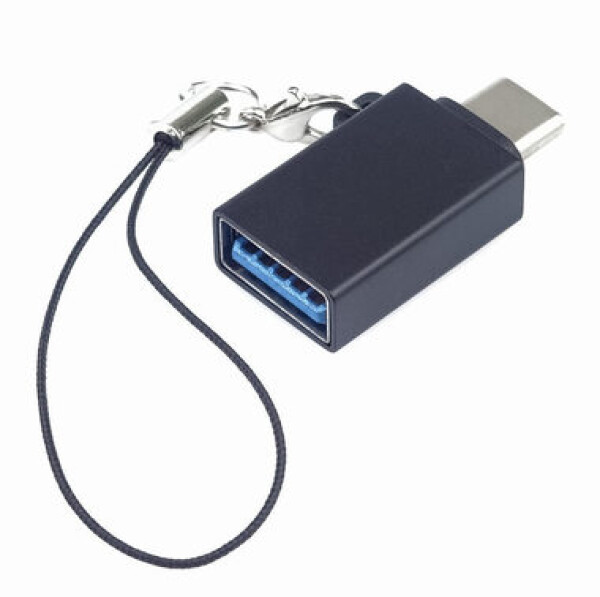 PremiumCord Adaptér USB-C samec - USB3.0 A samica / OTG / s očkom na zavesenie (kur31-18)