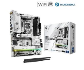 ASRock Z890 Steel Legend WiFi / Z890 / LGA 1851 / 4X DDR5 / PCIex16 / 2.5 GLAN / ATX (90-MXBPF0-A0UAYZ)