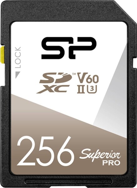 Silicon Power Superior Pro SDXC 256 GB Class 10 UHS-II/U3 V60 (SP256GBSDXJV6V10)