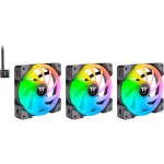 Thermaltake SWAFAN EX14 RGB sivá 3ks / Ventilátor / 140 mm / Hydraulic Bearing / 2000 RPM @ 38.8 dB / 81.6 CFM (CL-F144-PL14SW-A)