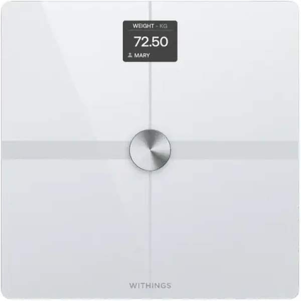 Withings Body SMART biela / Múdra osobná váha / nosnosť 200kg / Bluetooth / WiFi (WBS13-White-All)
