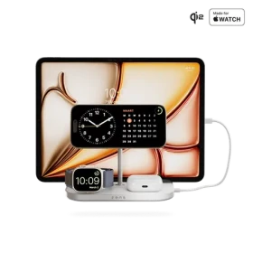 ZENS 4v1 bezdrôtová nabíjačka 60W / Bezdrôtová nabíjačka / 4X zariadenia / USB-C výstup (ZEDC29W)