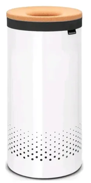 Brabantia Kôš na bielizeň 35 L korok-biela / 63.5 x 30 x 30 cm (104367)
