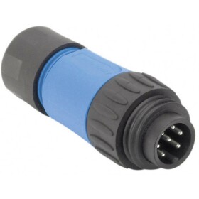 Amphenol C016 30H006 110 10 guľatý faston, 1 ks; C016 30H006 110 10