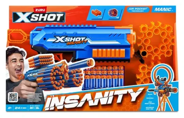 Zuru Detská pištoľ X-Shot Insanity Manic