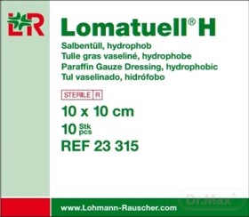 LOMATUELL H Tyl parafínový 10 x 10 cm 10 kusov
