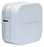Brother PT-P300BT biela / Tlačiareň samolepiacich štítkov / Bluetooth / 180 DPI / šírka 12 mm / 6x AAA (PTP300BTRE1)