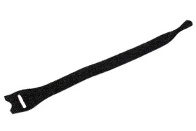 Velcro Sťahovacia páska suchý zips 12mm čierna / Sťahovacia páska / 20 cm / 6 ks (VEL-EC60388)