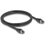 Delock 80233 RJ45 sieťové káble, prepojovacie káble CAT 8.1 S/FTP 1.00 m čierna 1 ks; 80233