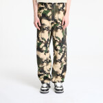 Kalhoty A BATHING APE Map Camo Relaxed Fit Work Pants UNISEX Green L