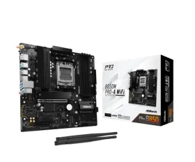 ASRock B850M Pro-A WiFi / AMD B850 / DDR5 / SATA III / USB 3.2 / 2.5 GLAN / Wi-Fi 6E / sc.AM5 / mATX (90-MXBR9-A0UAYZ)