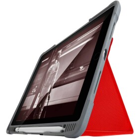 STM Goods Dux Plus Duo puzdro do terénu červená, priehľadná obal na tablet; STM-222-236JU-02