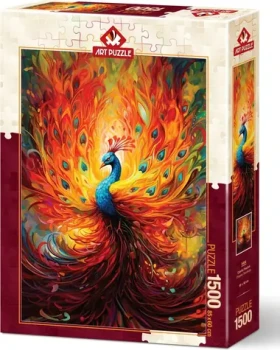 ART PUZZLE 5404 Puzzle Farebný páv