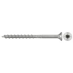 Fischer 574159 skrutky do drevotriesky 6 mm 80 mm TX Nerezová oceľ 100 ks; 574159