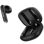 Awei T66 čierna / Bezdrôtové slúchadlá s mikrofónom / TWS / ENC / Bluetooth 5.3 / IPX4 / dobíjacie púzdro (T66)