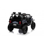 Mamido Mamido Elektrické autíčko OFF ROAD EXTREME 4x4 čierne 24V | 200W | 50 kg | EVA | LED | 2,4 Ghz | ECO koža
