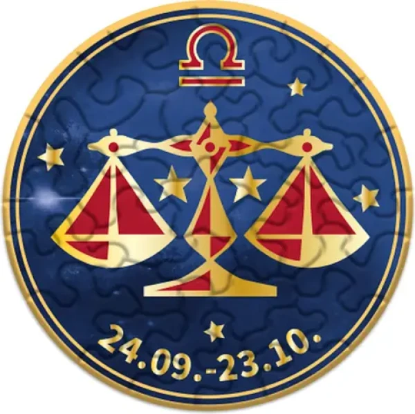 CURIOSI Okrúhle puzzle Zverokruh: Váhy