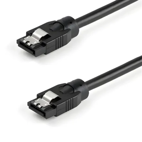 StarTech SATA čierny / Kábel / SATA 7-pin - SATA 7-pin / 0,6 m / 6 Gbit/s (SATRD60CM)