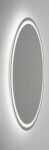 SAPHO - NYX guľaté zrkadlo s LED osvetlením, priemer 70cm NY700