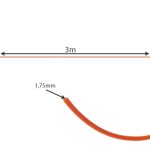 Kruzzel PLA 3D vlákna - filament - VEĽKÁ SADA 30 x 10 m celkom 300 m 19877