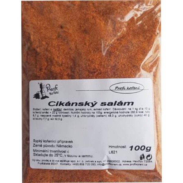 Cigánský salám (100 g) korenie - Koření - Koření