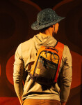 Topo Designs Mountain Sling Bag Woodland/Terracotta