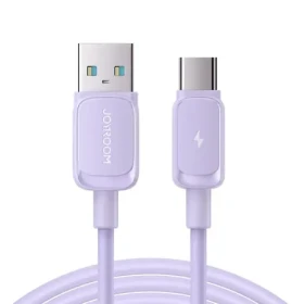 Joyroom S-AC027A14 Nabíjací kábel USB-A (M) - USB-C (M) 3A 1.2m fialová (S-AC027A14 1.2m-Purp)