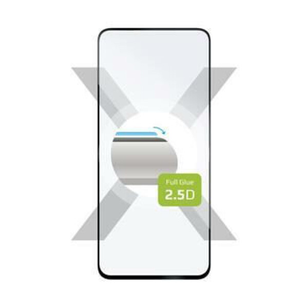 FIXED Full-Cover Ochranné tvrdené sklo pre Motorola Moto G24 Power čierna / lepenie cez celý displej (FIXGFA-1349-BK)