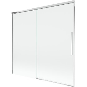 MEXEN/S - Rox vaňová zástena 2-krídlová posuvná 170 x 150, transparent, chróm 8C9-170-001-01-00