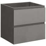 CERANO - Kúpeľňová skrinka pod umývadlo Carole - betónovo šedá - 54x48x45 CER-679468