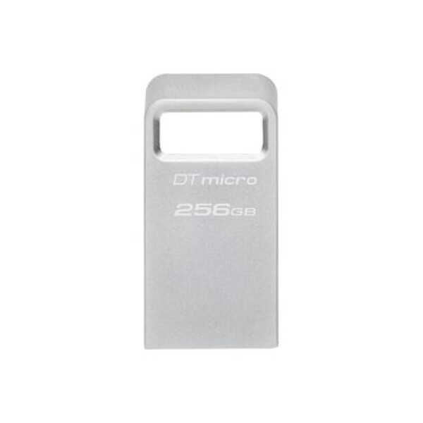 Kingston DataTraveler Micro 256GB strieborná / Flash Disk / USB 3.2 Gen 1 - (USB-A 3.0) (DTMC3G2/256GB)