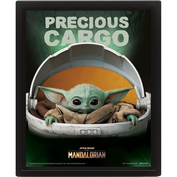 Pyramid International 3D obraz Mandalorian Precious Cargo