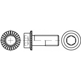 TOOLCRAFT TO-5444430 šesťhranná skrutka M8 25 mm vnútorný šesťhran 88912 200 ks; TO-5444430