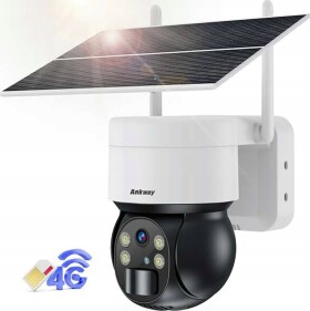 Choetech Kamera ASC006-4G solarna inteligentna PTZ 4G LTE z panelem słonecznym 5W - Biela