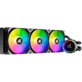 Sharkoon S90 RGB AIO 360mm / 3x 120mm / 2000 RPM / 71 CFM / 35dB / 4-pin / Intel AMD (4044951038015)