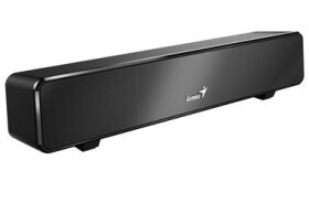 GENIUS USB SoundBar 100 / soundbar reproduktor / drôtový / 6W / USB / 3.5 jack / čierna (31730024400)