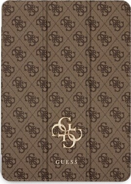 Guess Guess GUFC13RM24PS4SGW iPad Air 13" 2024 Hnedý/brown Magnetic 4G Big Logo
