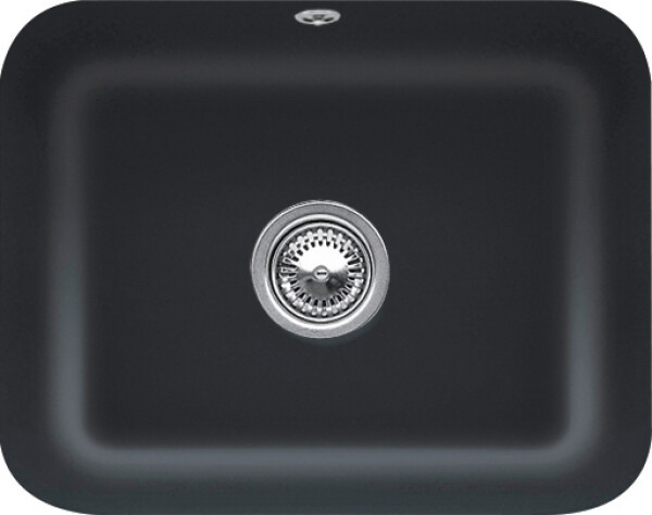 VILLEROY & BOCH VILLEROY & BOCH - Keramický drez Villeroy &amp; Boch podstavný Cisterna 60, 670601R7, Pure Black 670601R7