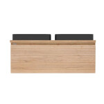 Kúpeľňová skrinka s umývadlom Naturel Savona 118x43x44, 8 cm dub halifax mat SAVONA120DHDUB SAVONA120DHDUB